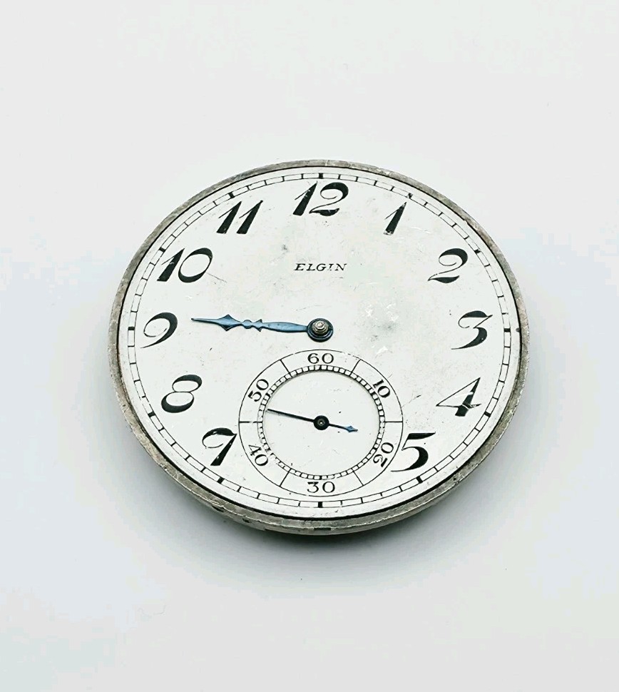 1926 Elgin Model 3 Grade 303 7J 12s Pocket Watch Movement For Repair