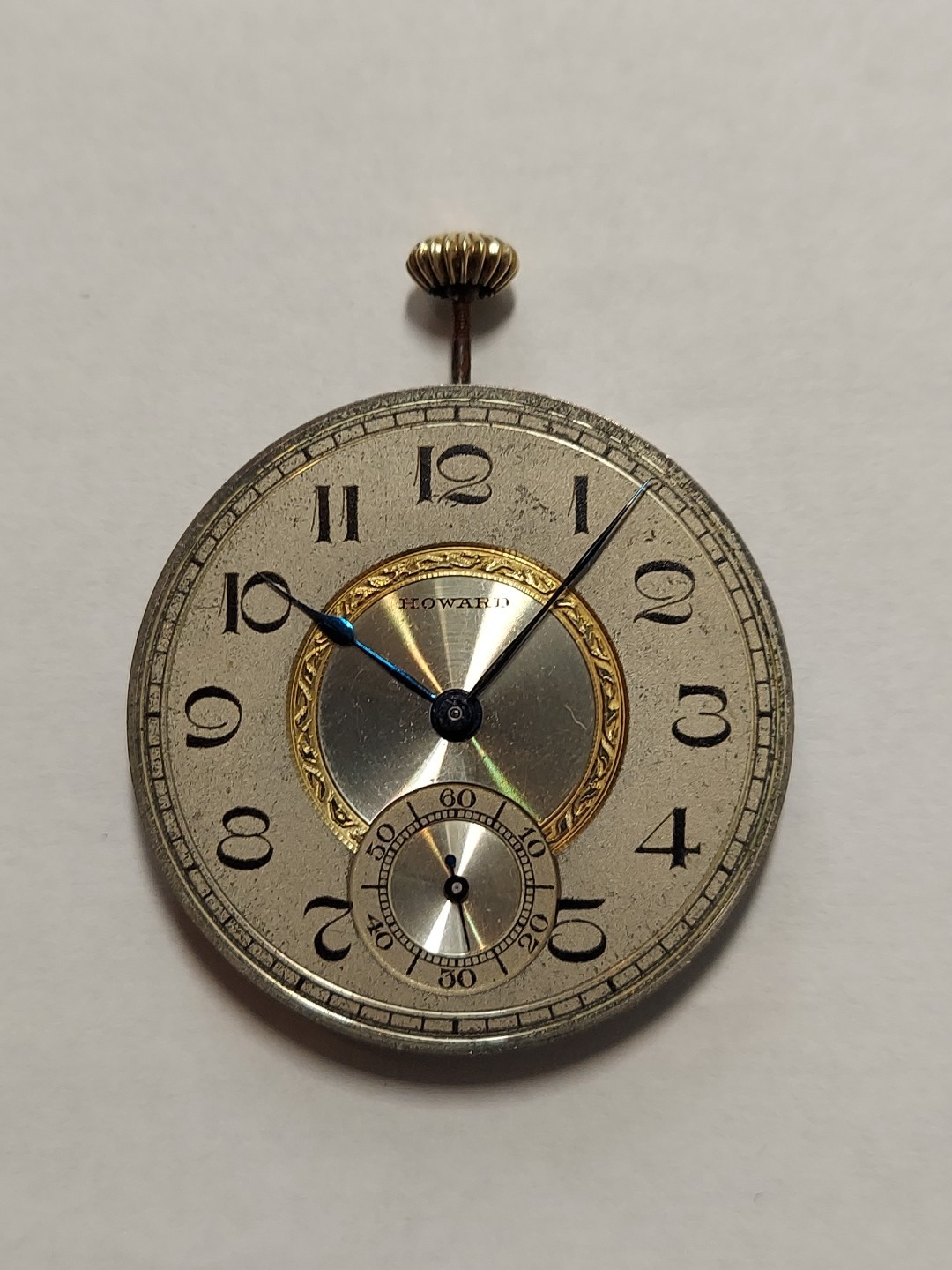 Howard Pocket Watch Movement Usa Manual Mens