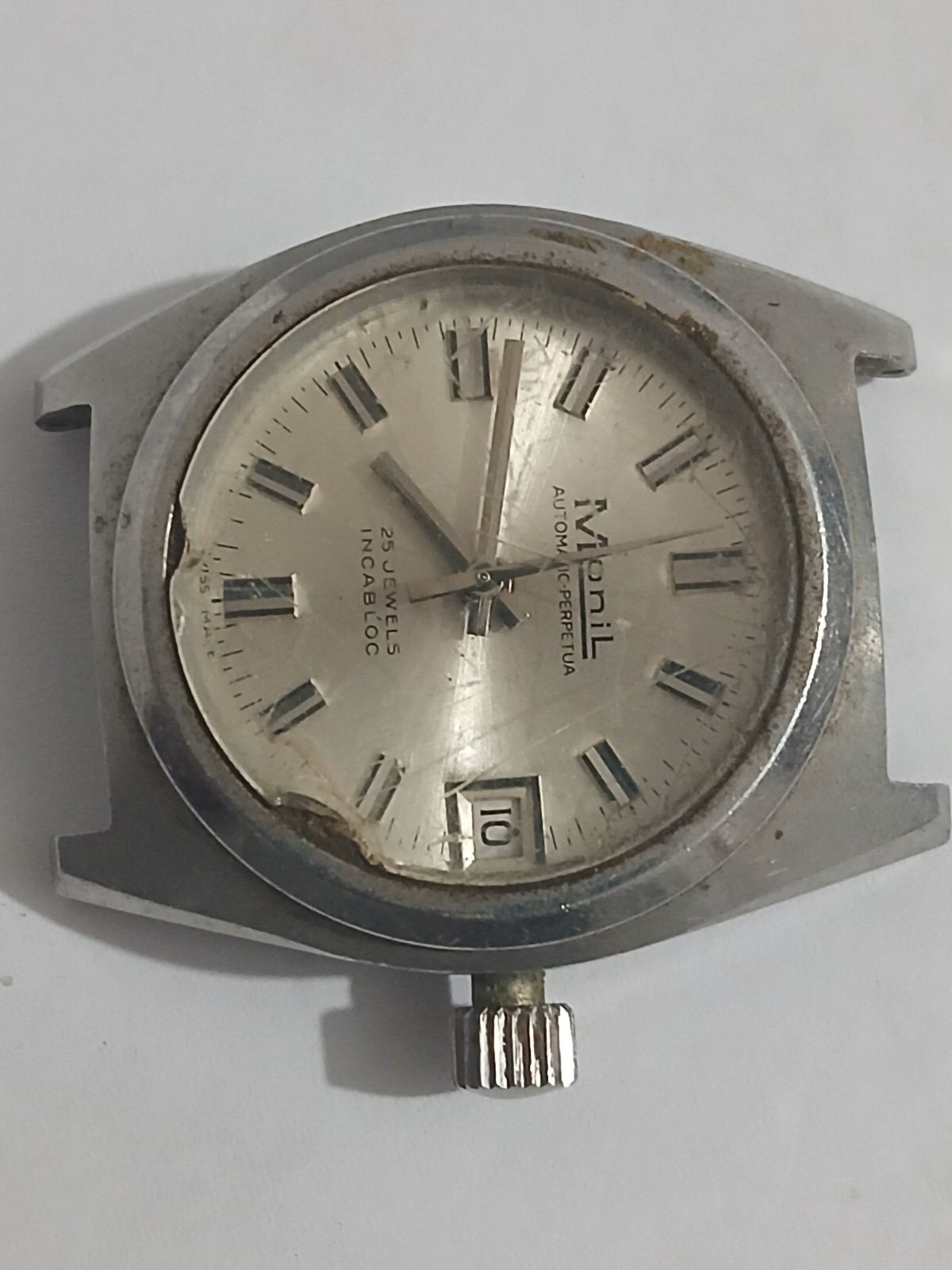 Monil Eta 2783 Wrist Watch NOT WORKING
