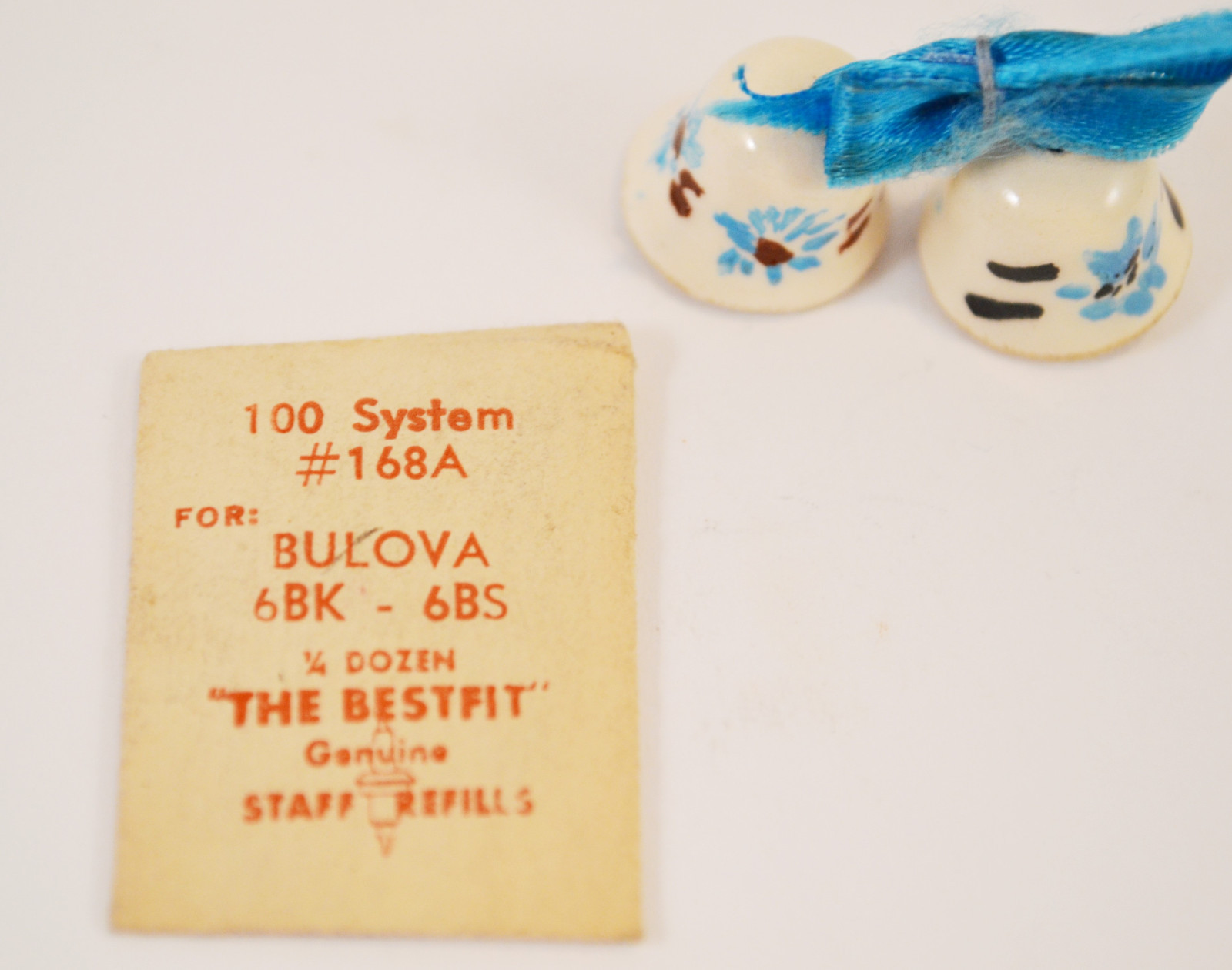 100 SYSTEM #168A FOR BULOVA 6BK – 6BS STAFF REFILLS / Watchmaker / Watch part