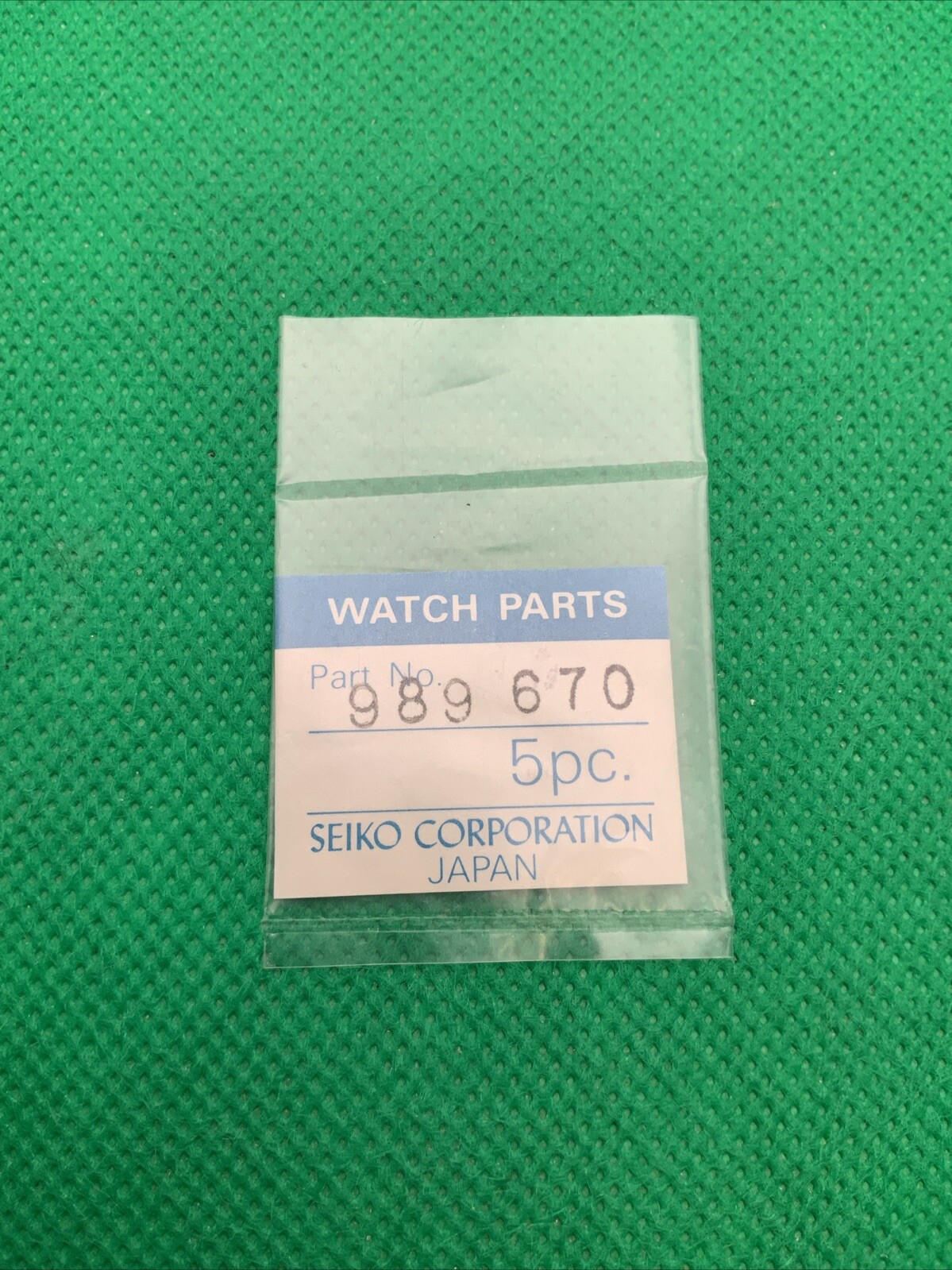 Genuine Seiko 989 670 Intermediate Wheel For Day Correction Watch Part (1 Pc)