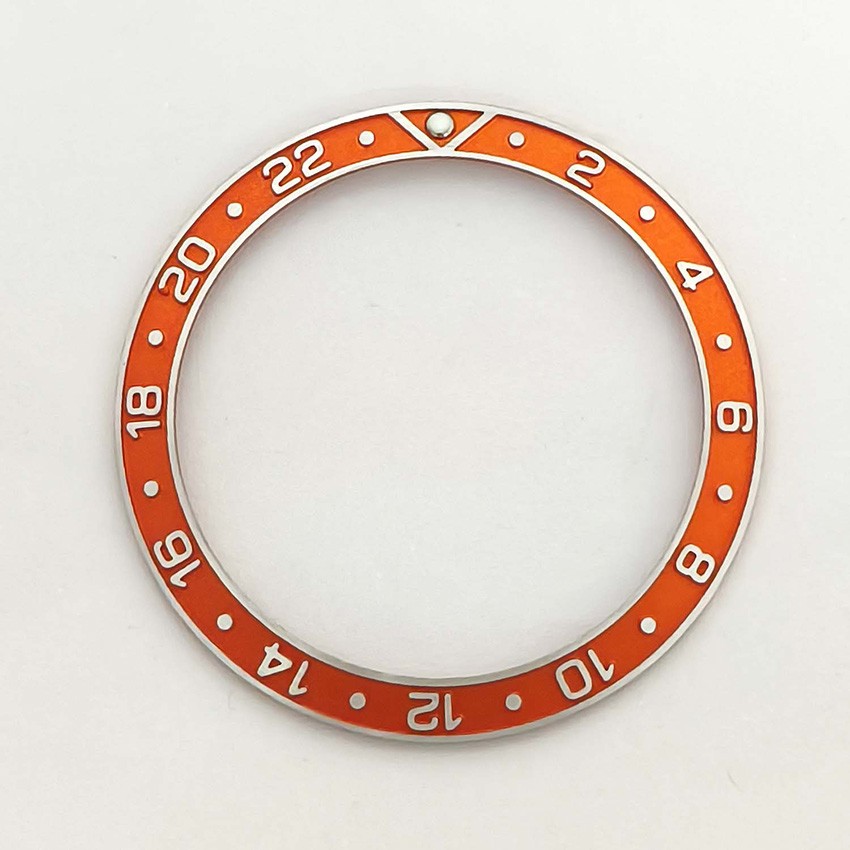 38mm Stainless Steel Watch Bezel Insert Ring For 40mm SUB Watch Case Accessories
