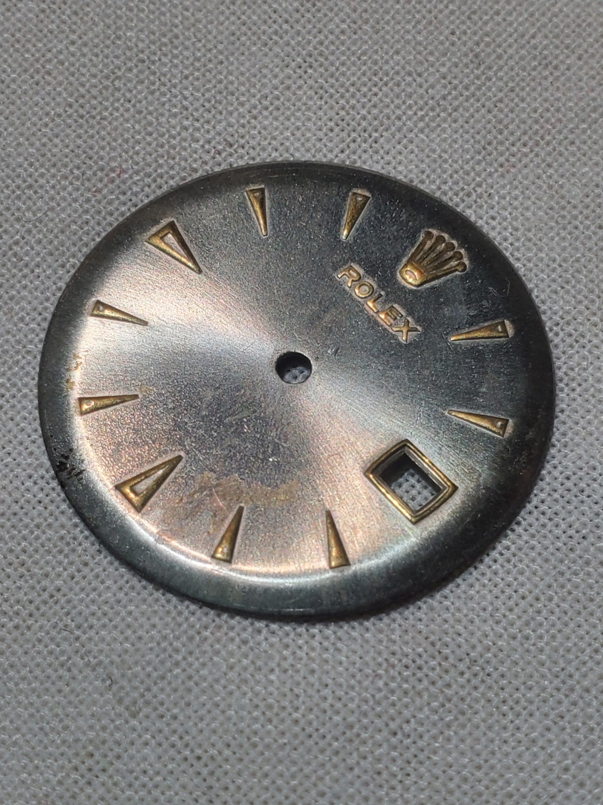 1950s Rolex pre-Datejust Big Bubbleback Ovettone Dial Part Ref. 6105/6305/6075
