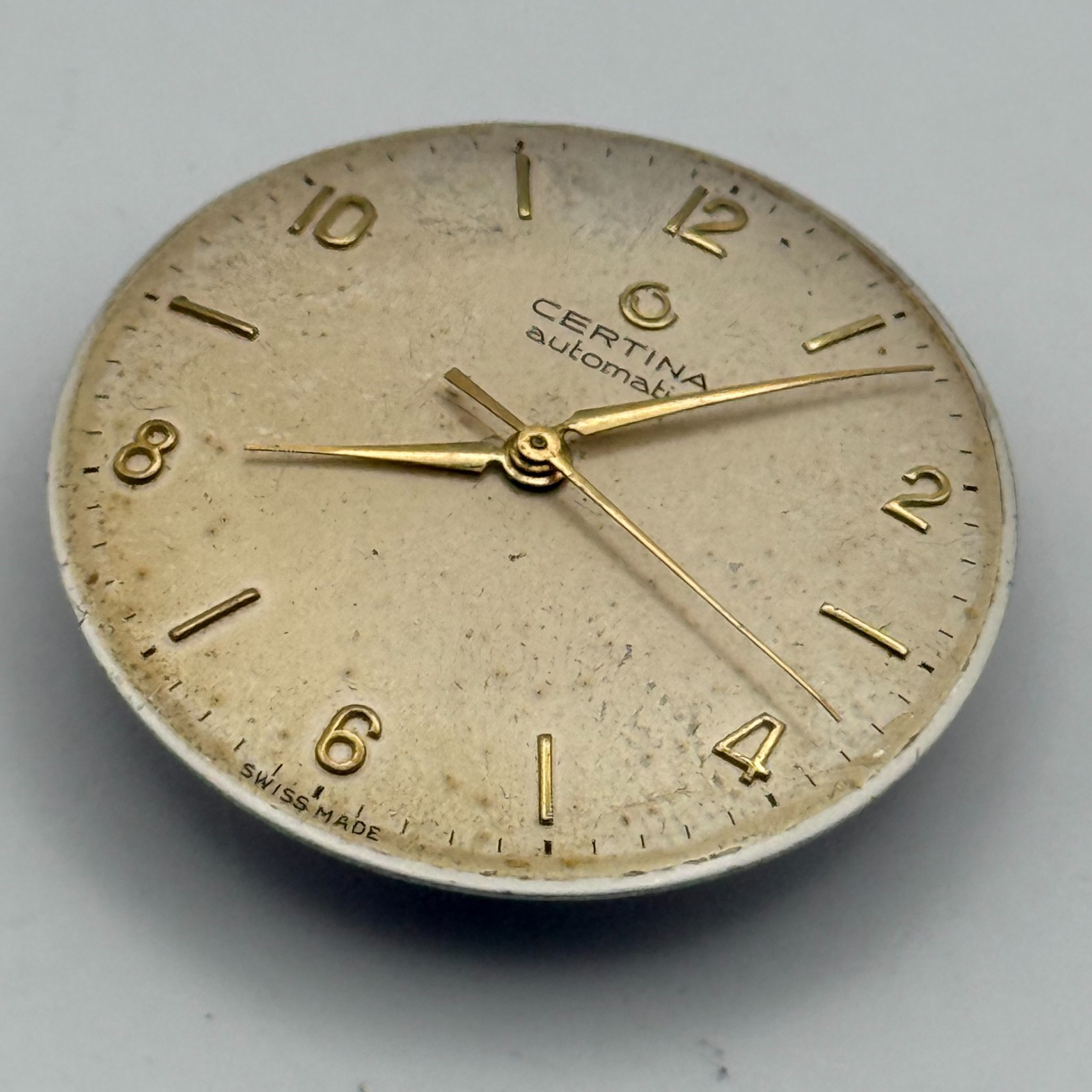 Certina 25-45 Watch Movement 23 Jewels Swiss Automatic Vintage Parts 25.9mm