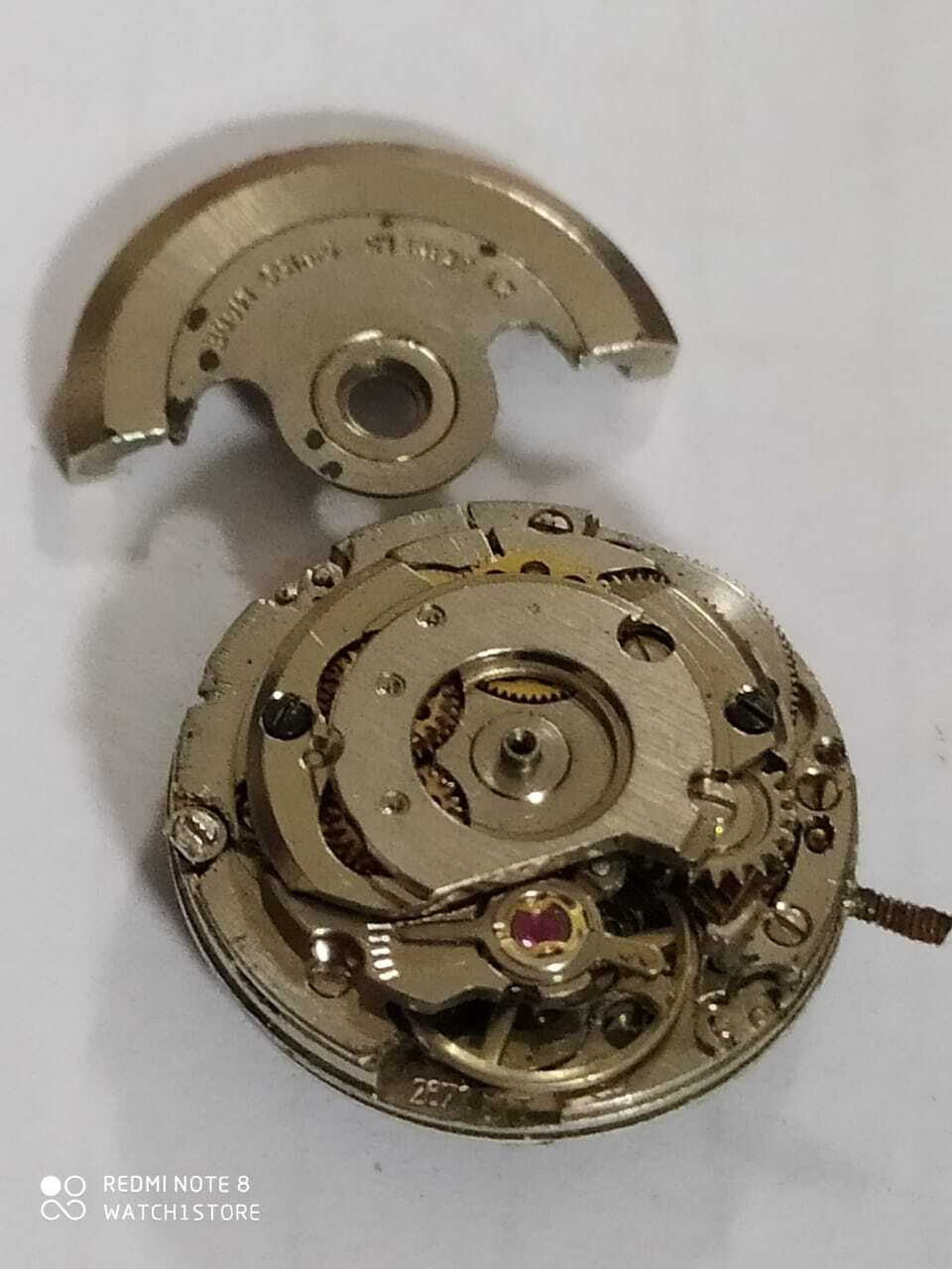 ETA 2671 Movment and Dial FOR PARTS ONLY Good balance