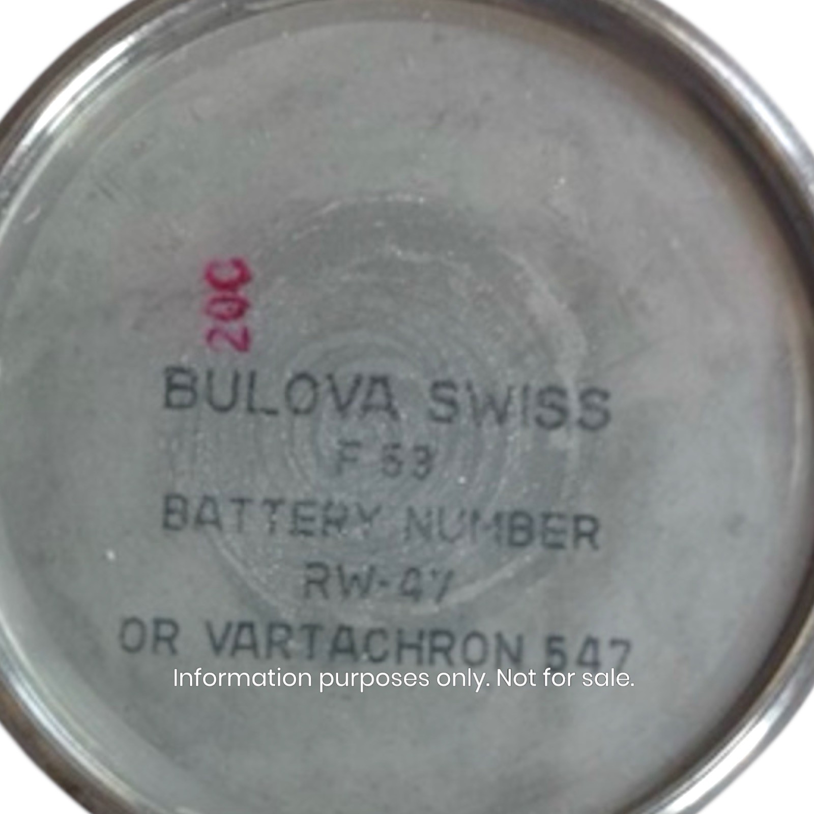 Bulova 3006.10 Quartz Watch Dial F53 Crystal w/ Gasket Digital Read!