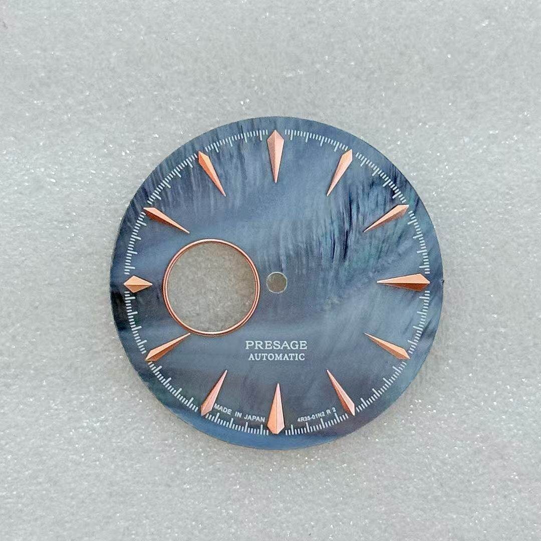 35mm Hollow Out Fritillaria Watch Dial No Lume for Nh38 Nh70/72 Movement Parts
