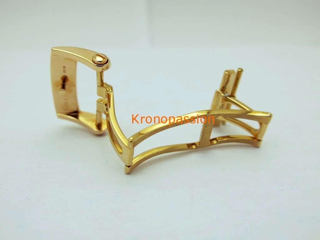 Parmigiani Fleurier Deployant Buckle 18K Rose Gold Taper 22mm OEM New !
