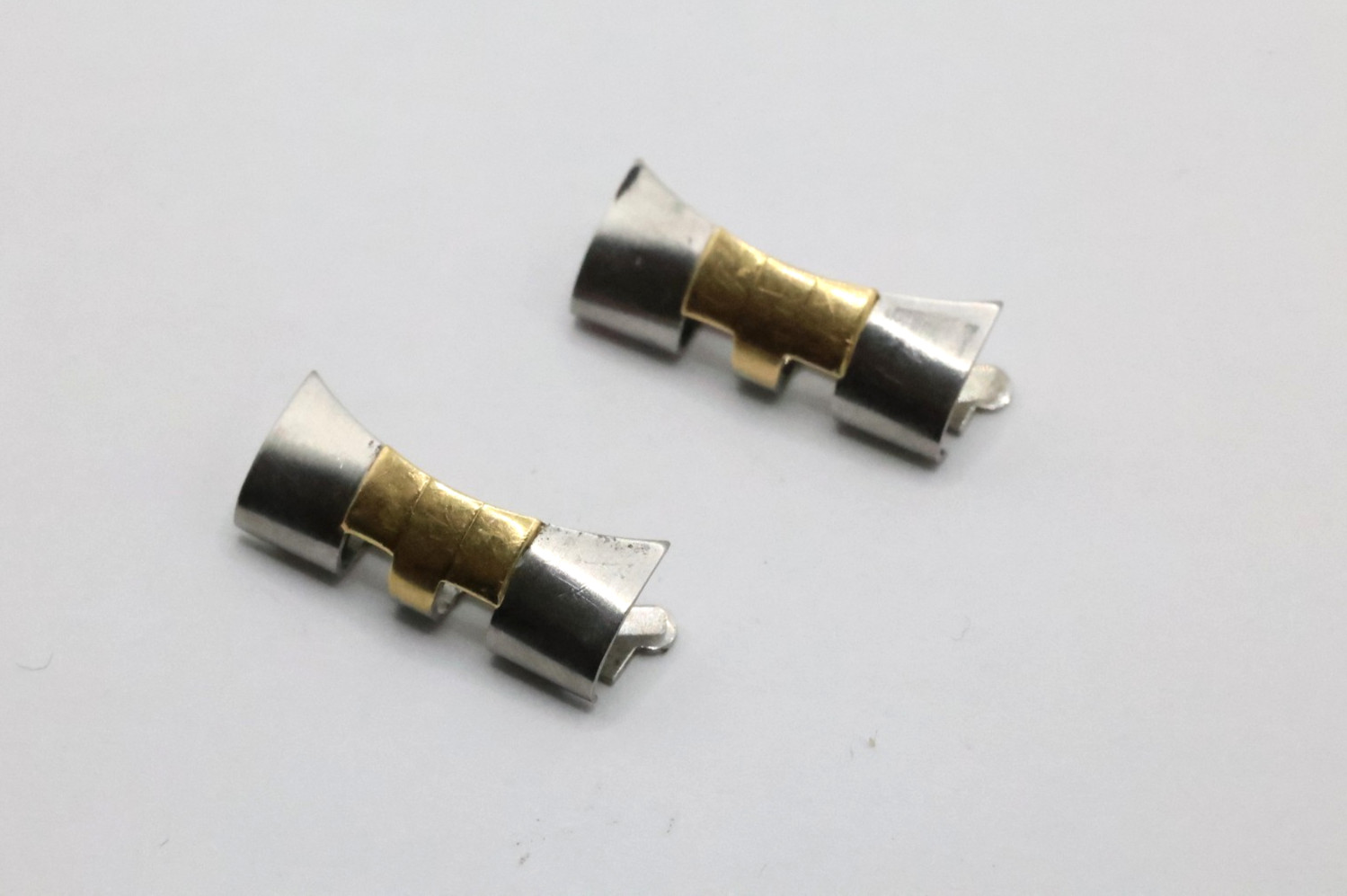 Authentic 455B Rolex 20mm End Links Yellow Gold & Stainless Steel #531