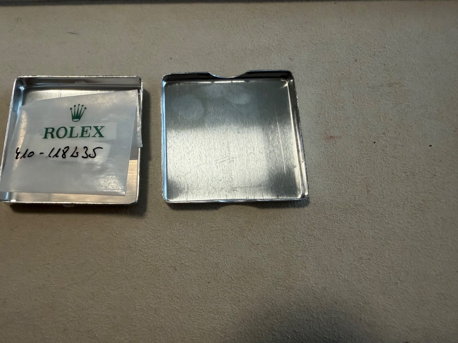 Genuine Rolex President ROSE/PINK Gold Hand set for 118235