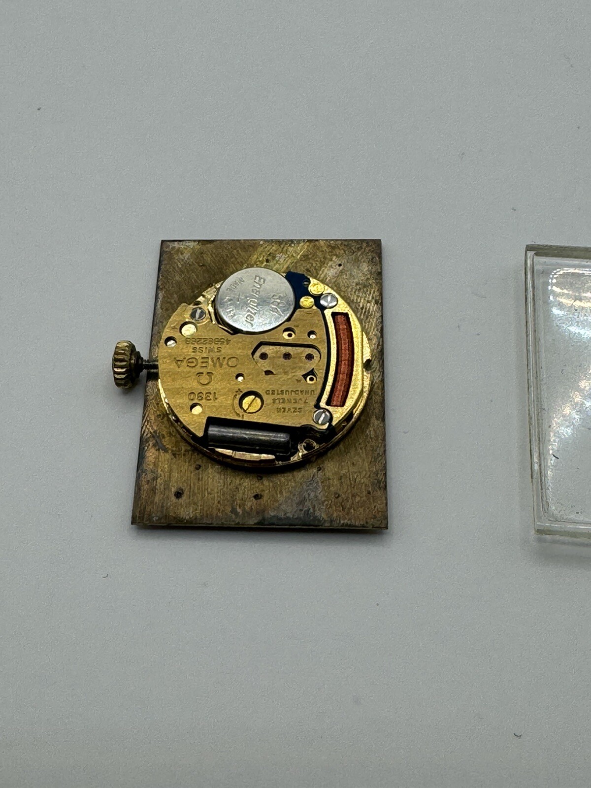 Omega Movement 1380, Dial, And Crystal