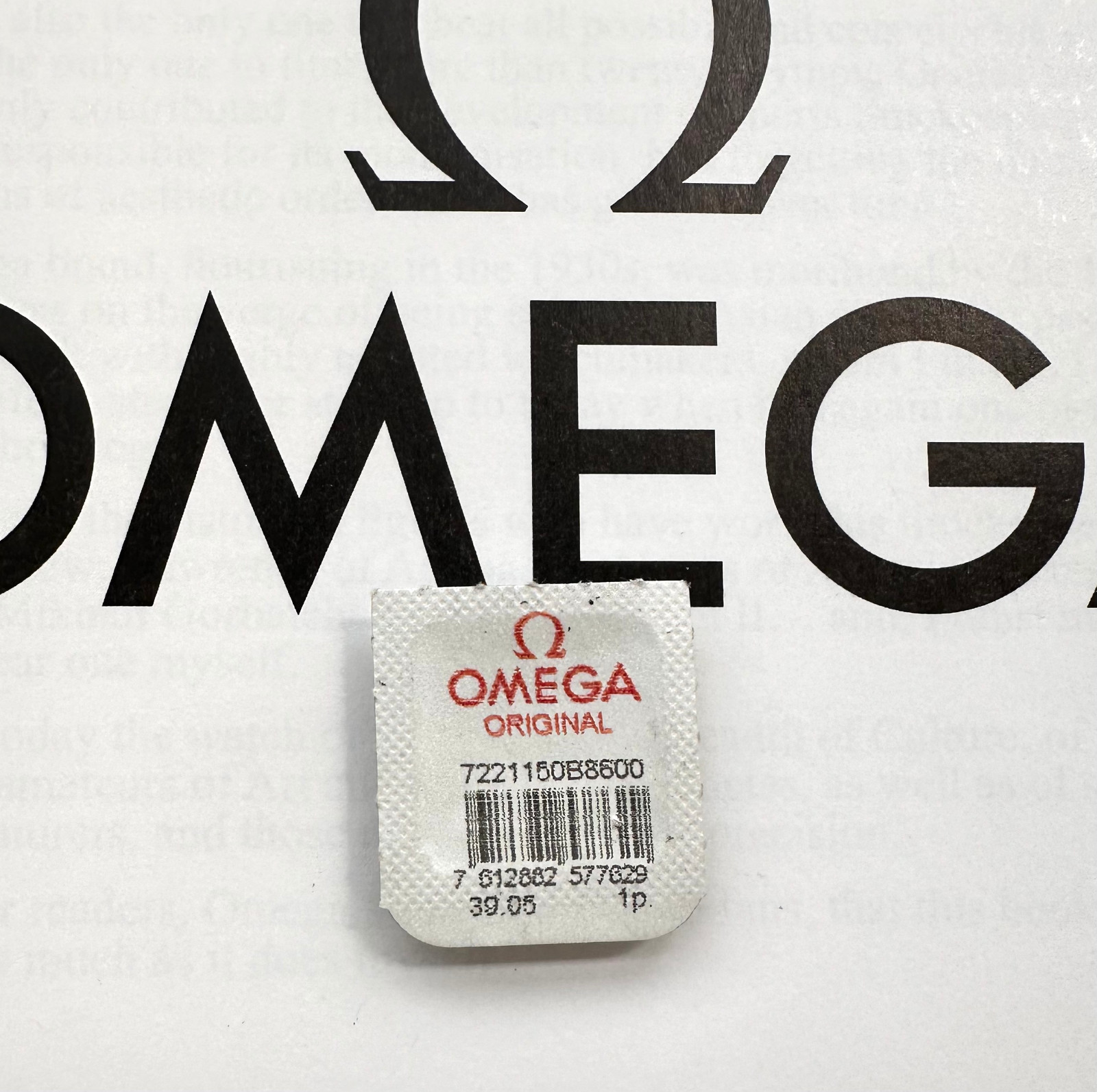 New! Original Omega Hour Counting Wheel Cal. 1150, 1151 Part 8600