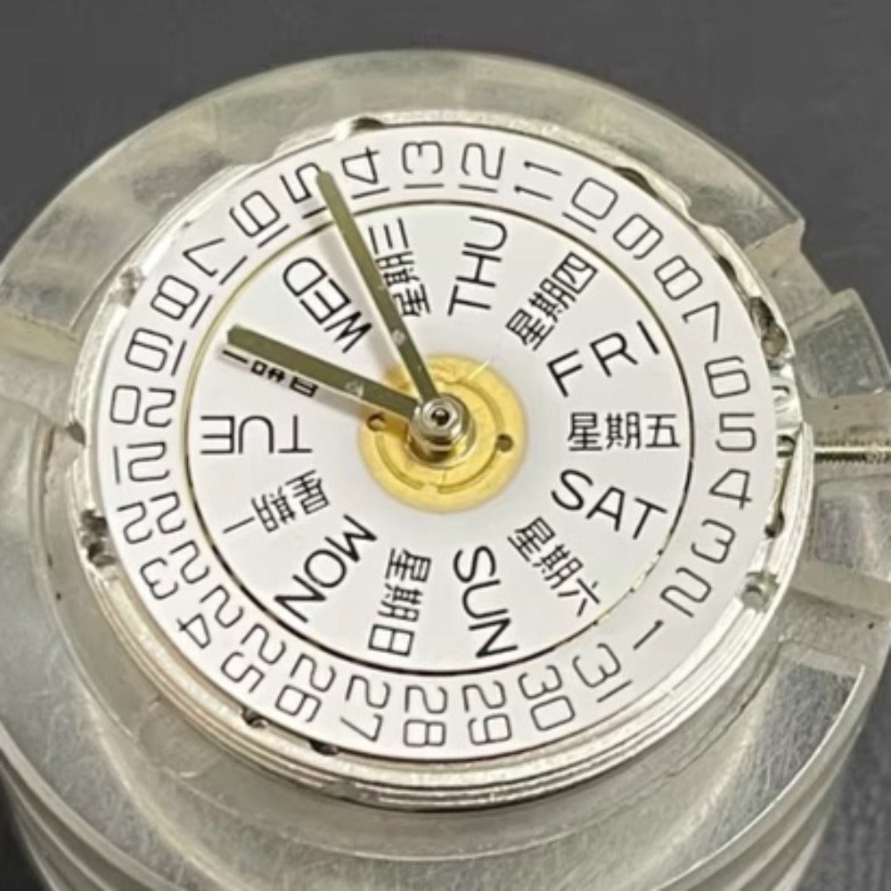 China Made Dandong 2836 Mechanical Movement Vein Finish Silver Movement SL3011