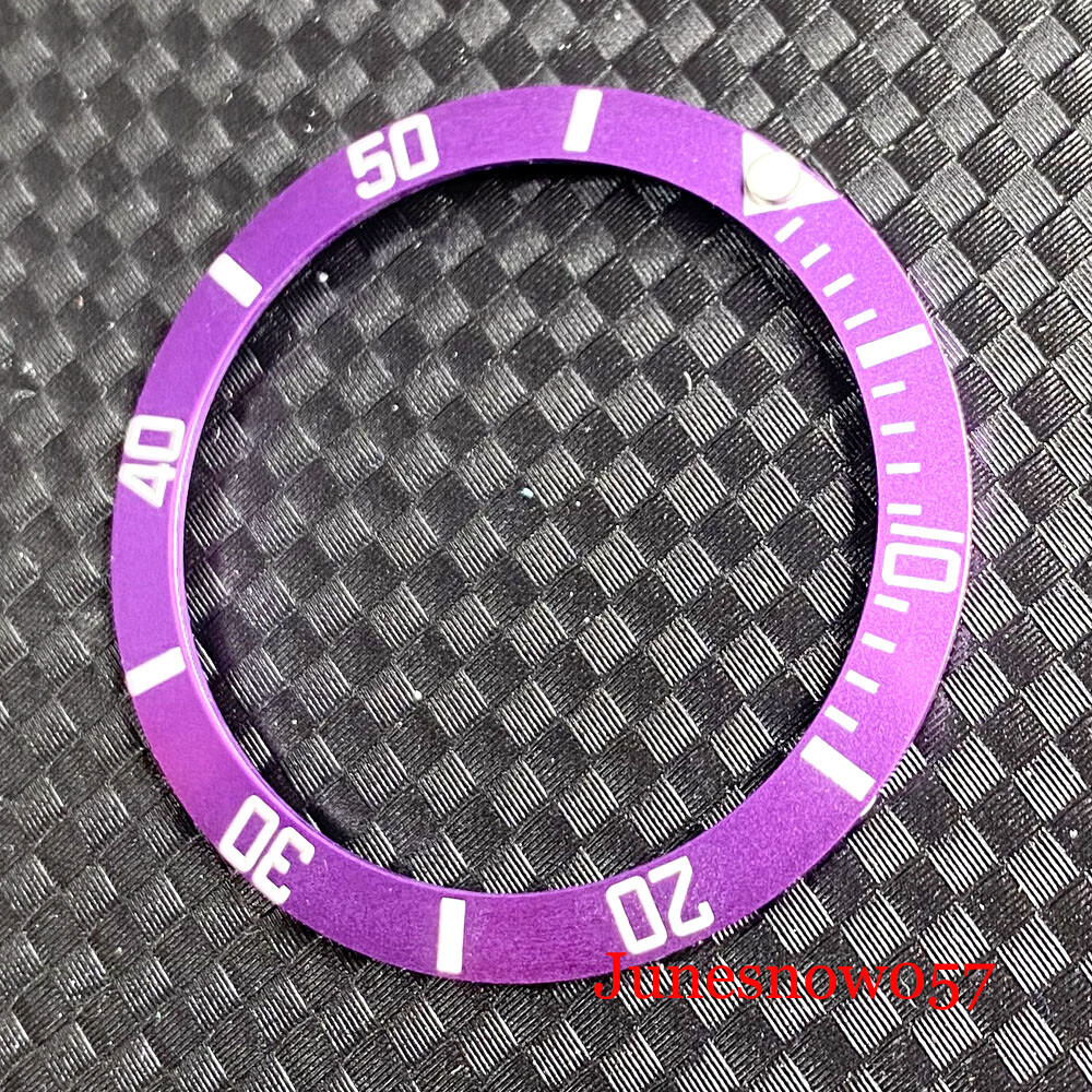 38MM Watch Ceramic Bezel Insert Luminous Top Slope Fit 40mm Automatic Watch