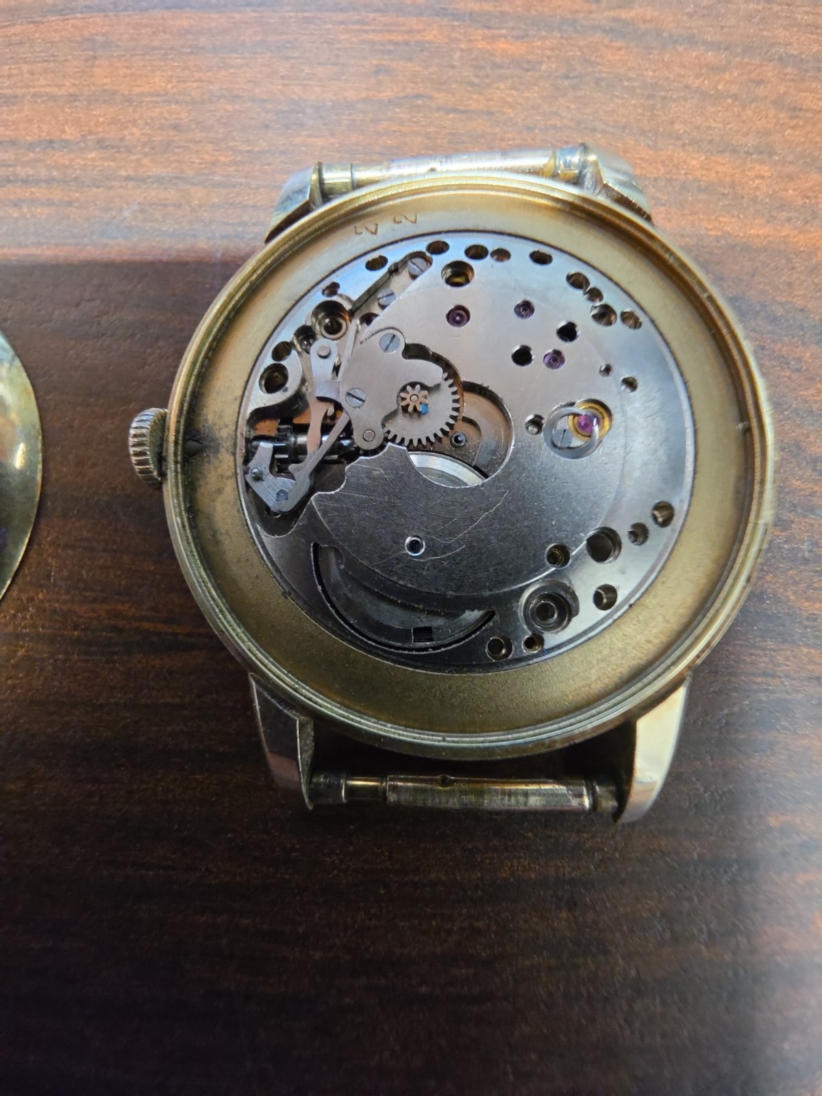 AMAZING SOLID 14K GOLD TAVANNES WATCH Co Movement Case & Back Cover 21 Grams