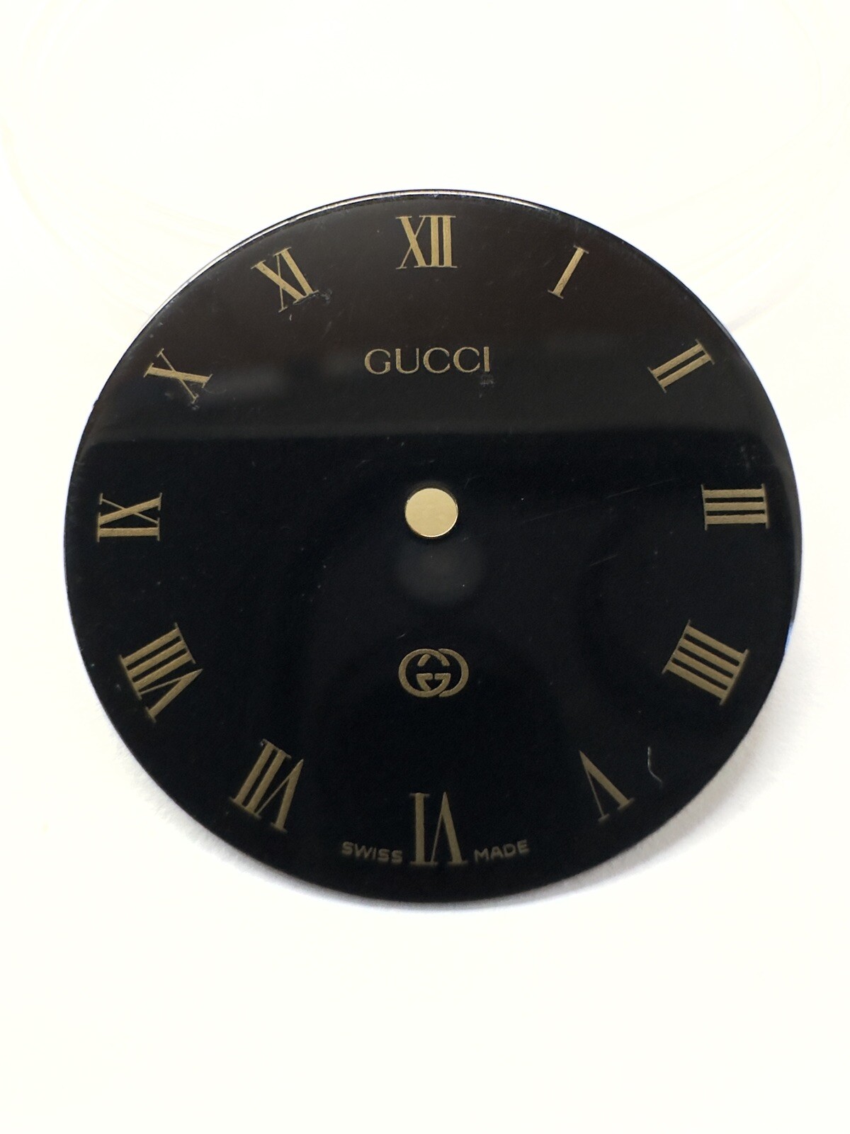 Genuine Vintage Gucci 2000M Swiss Quartz 25.5mm Black Dial