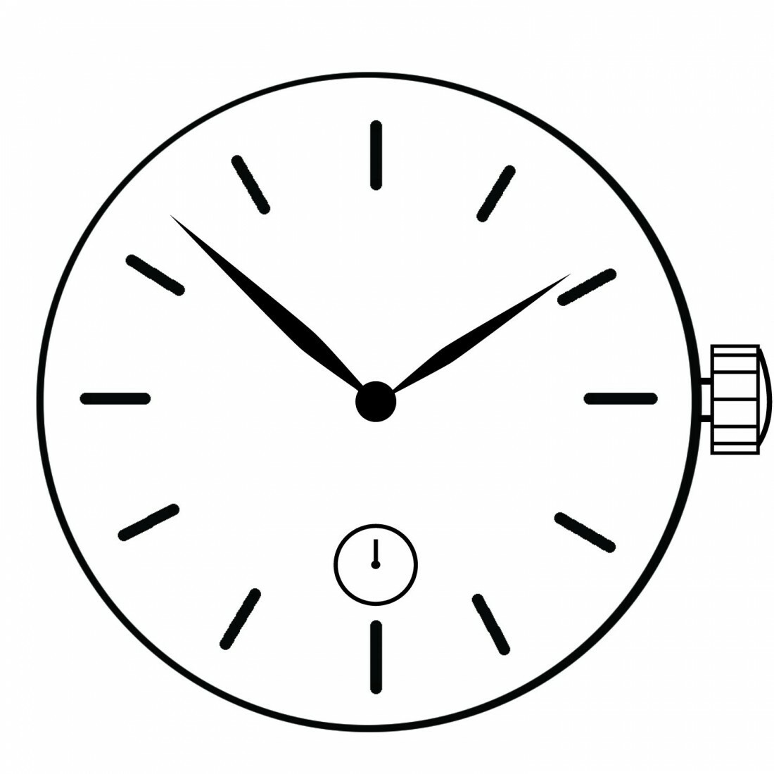 NEW Replacement For Genuine RONDA 1064 Quartz Watch Movement, 3 Hands