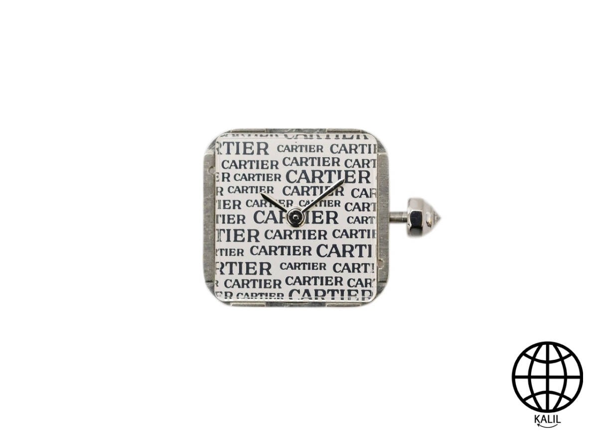 CARTIER Genuine Movement Tank Francaise SM Cal.057 WE1024S3 Silver Working