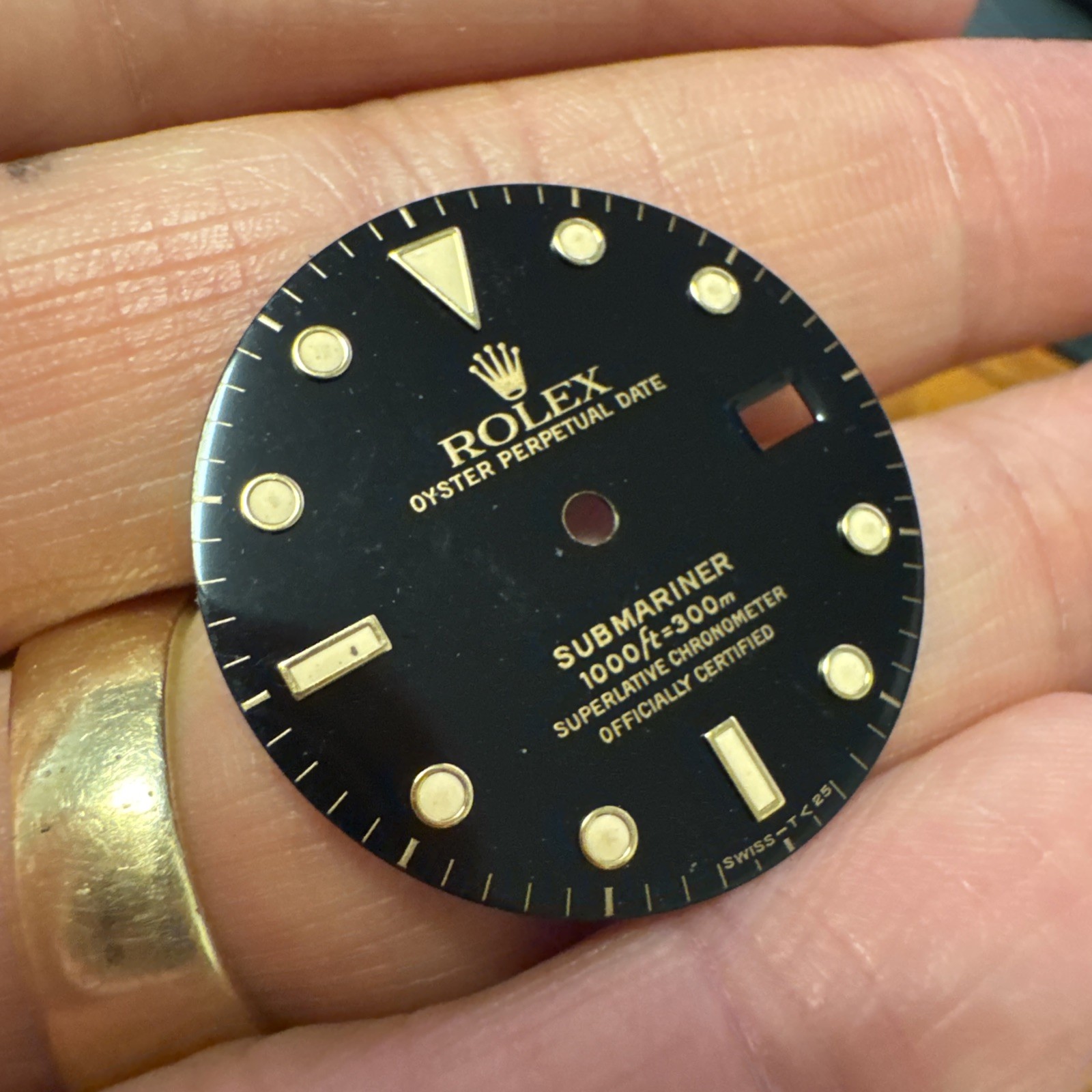 Original Rare Rolex Oyster Submariner 16618 16613 dial excellent condition (S5)