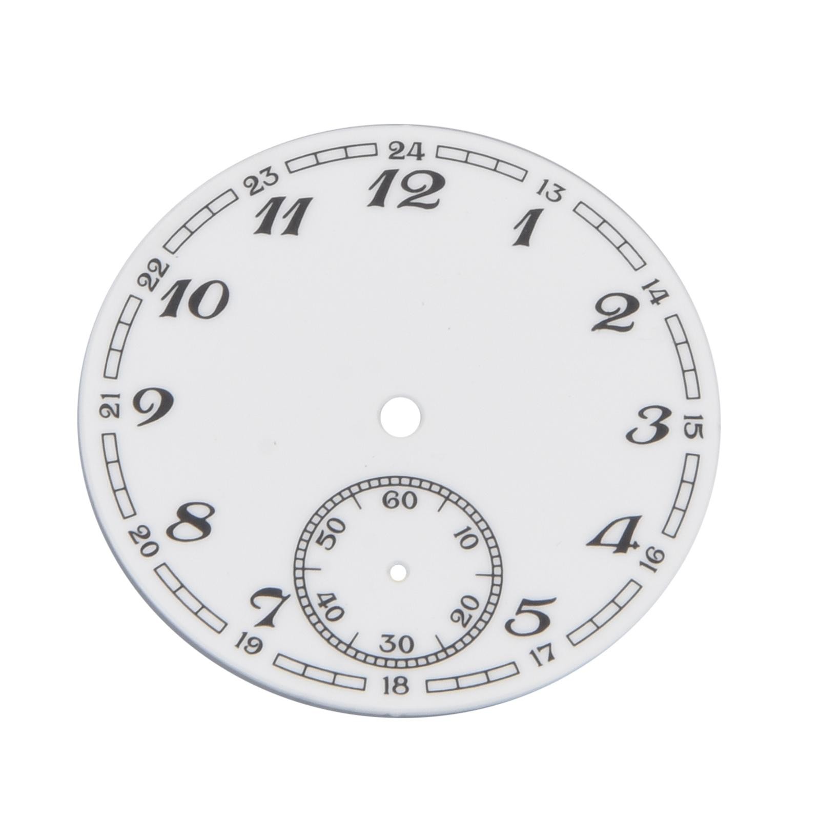 1*Men’s Watch Dial Watch Face Wirstwatch Plate For ETA 6498 ST36 Movement a