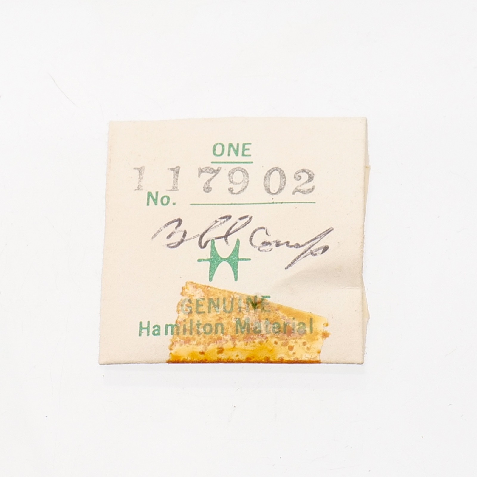 Hamilton 117902 Watch Barrel Complete New Old Stock Part Fits Grade 613 (G18D13)