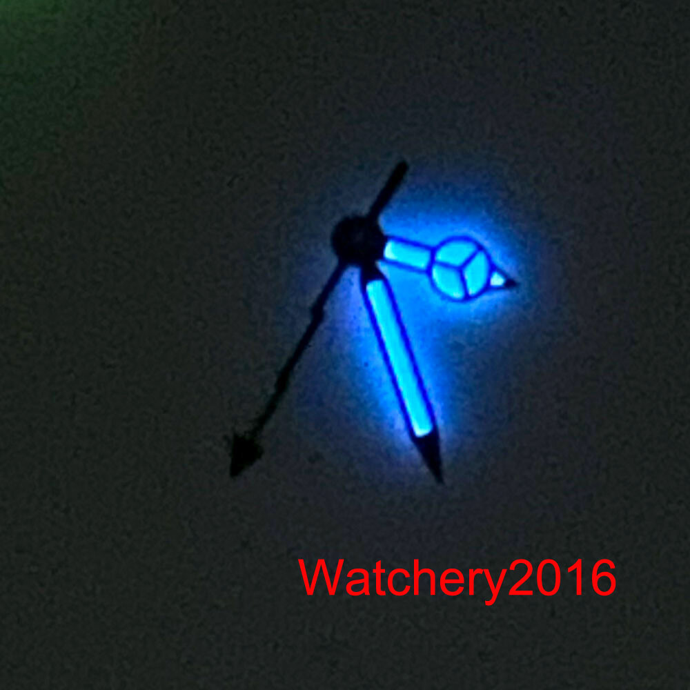 Red Orange blue Luminous Hand silver edge watch Hand fit NH35 NH36 7s26 ETA 2824
