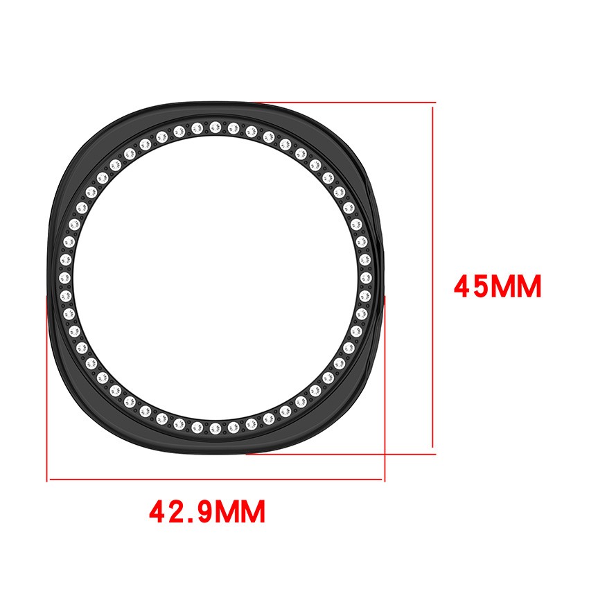 Diamonds Hollow Protective Case Watch Case for Samsung Galaxy Watch 8 40MM/44MM