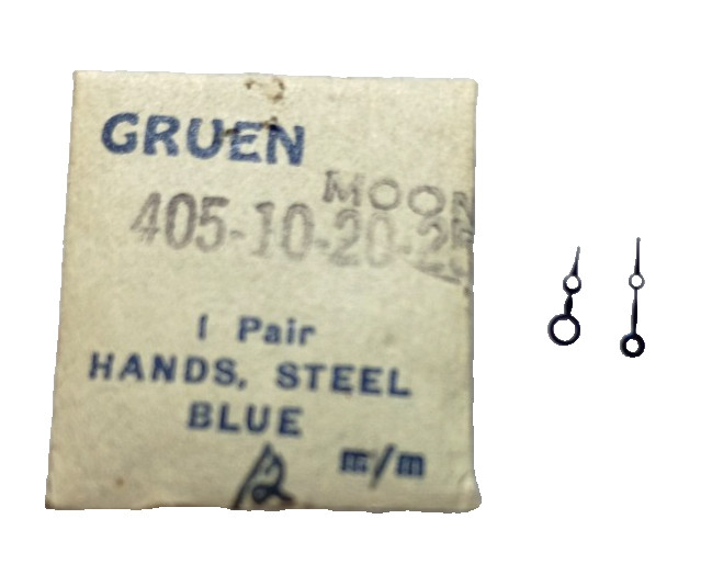 Gruen 405 410 420 425 Watch Hands Blue Steel Moon Breguet watch parts