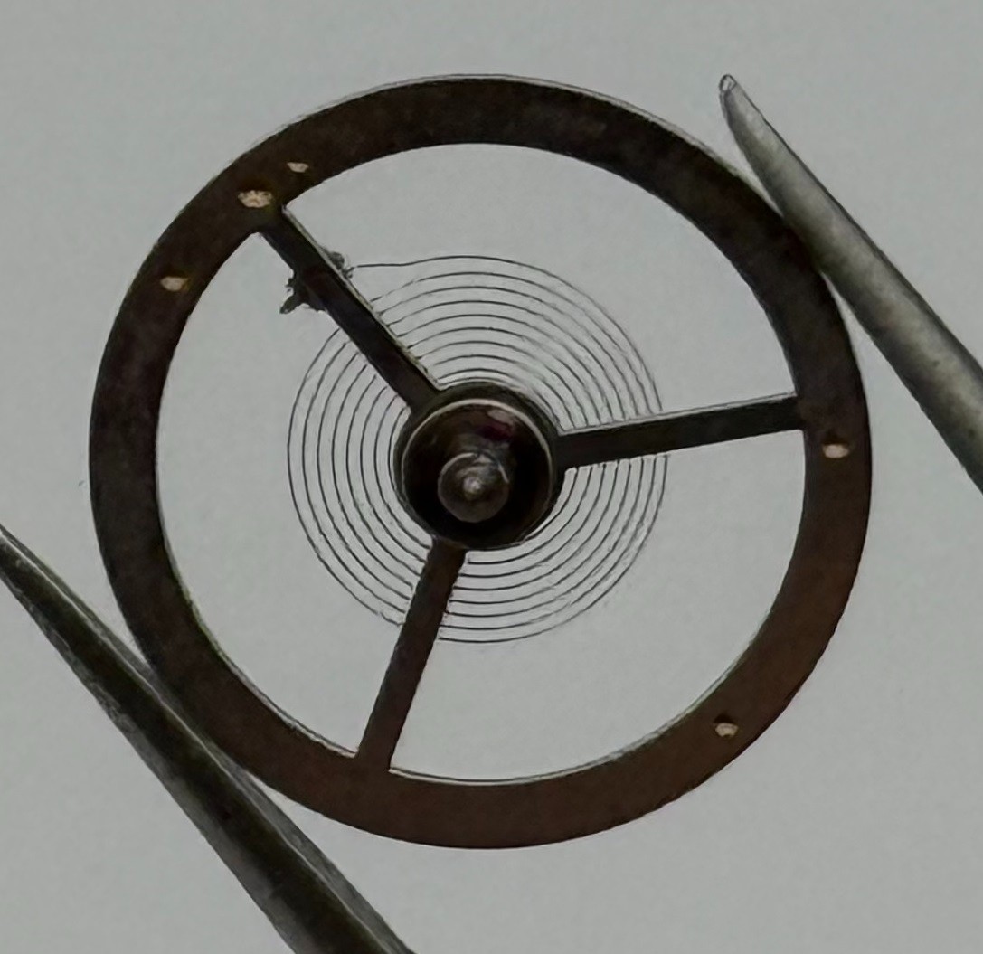 BFG 582 Balance Wheel Complete And Spring 13½”’ 1782 Watch Movement Parts NOS