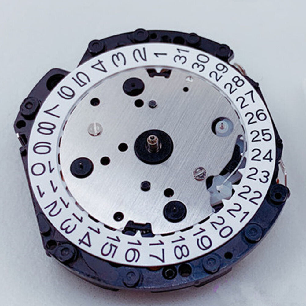 Hattori Epson TMI VD53 VD53C Watch Quartz Movement Date At 3 Japan Made