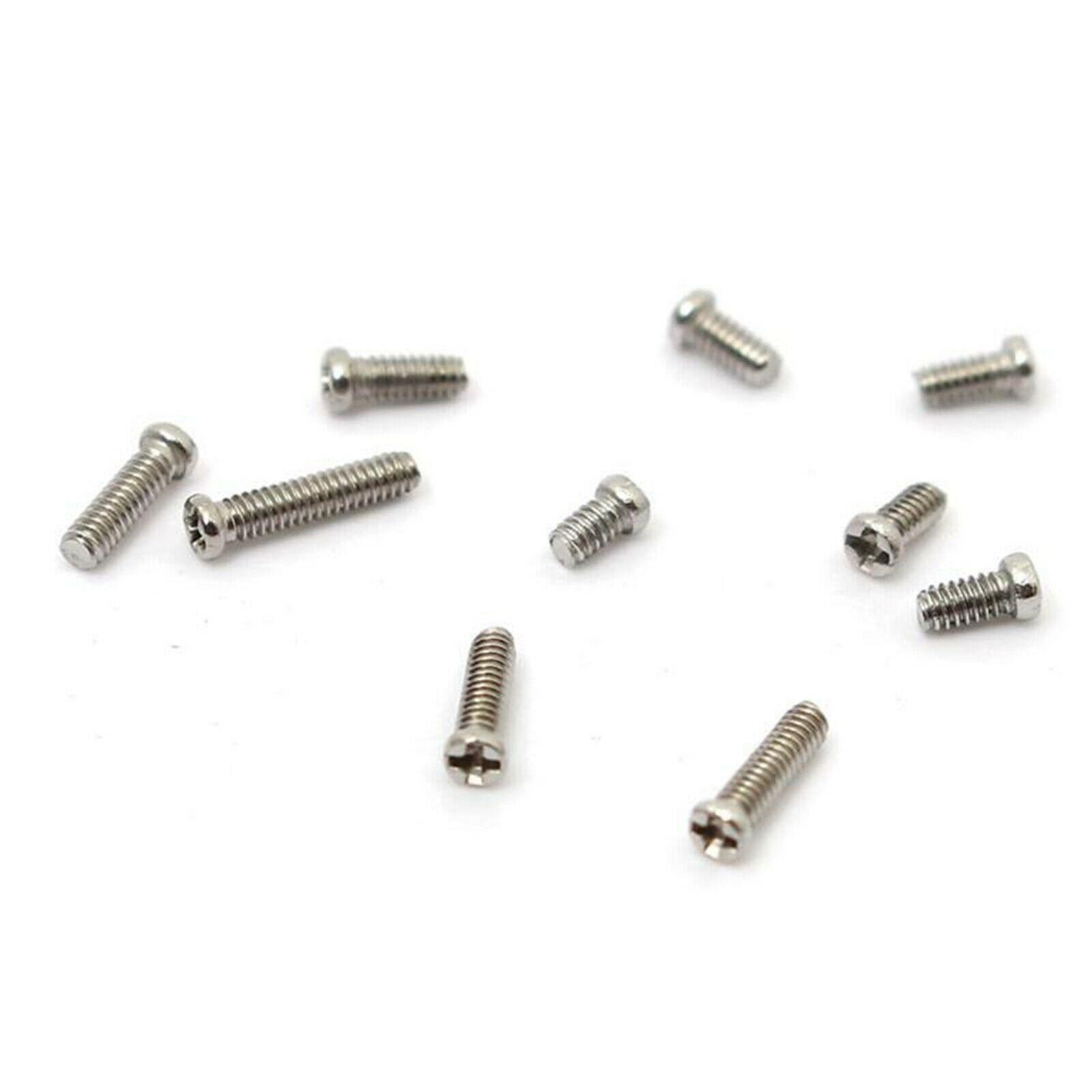 500-600Pack Steel Watch Back Cover Cross Screw Assortment Watchmaker Repair Part