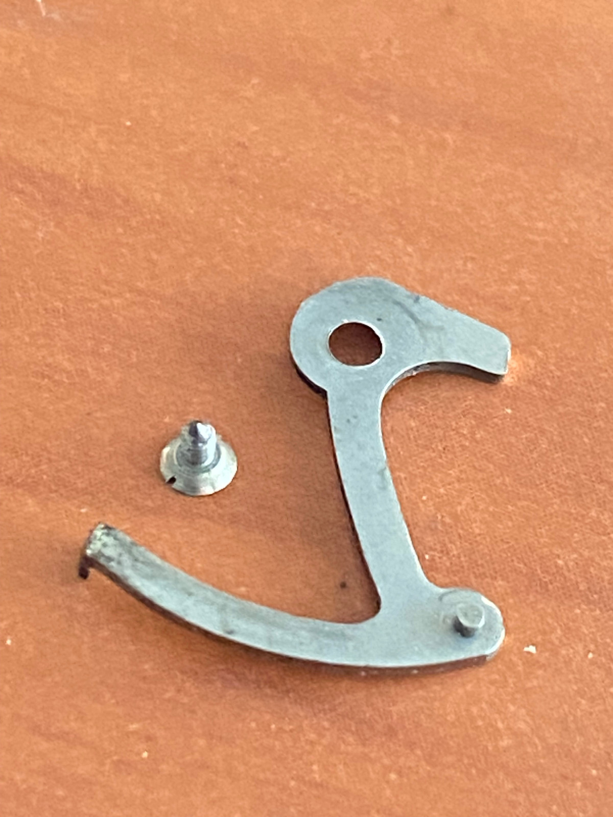 VINTAGE SETTING LEVER WITH SCREW FOR 18 SIZE HAMILTON 940 MOTOR BARREL