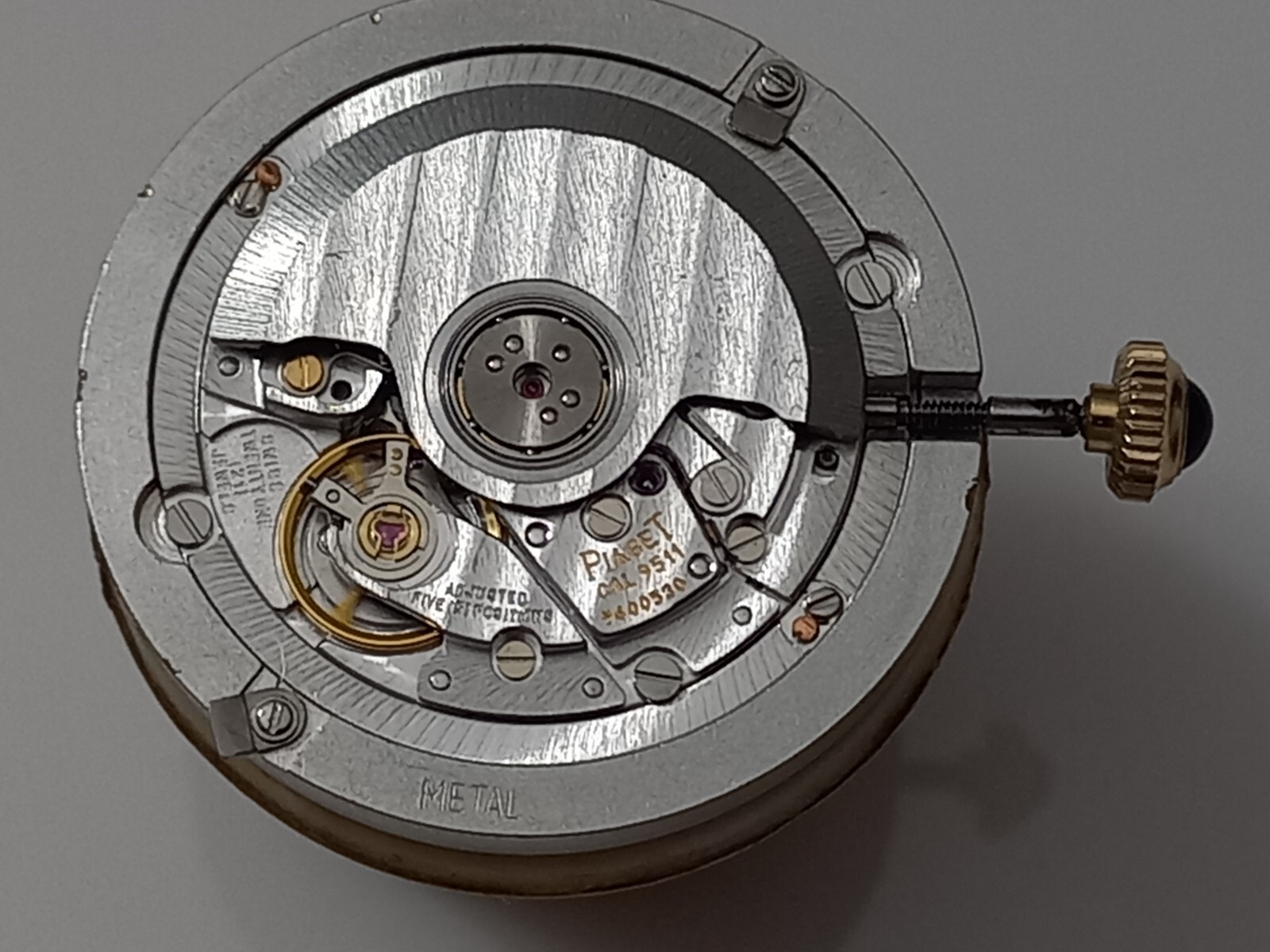 PIAGET POLO AUTOMATIC CAL 9511 FREDERIC PIGUET 951 (Dial, Hands & Mvt) -WORKING