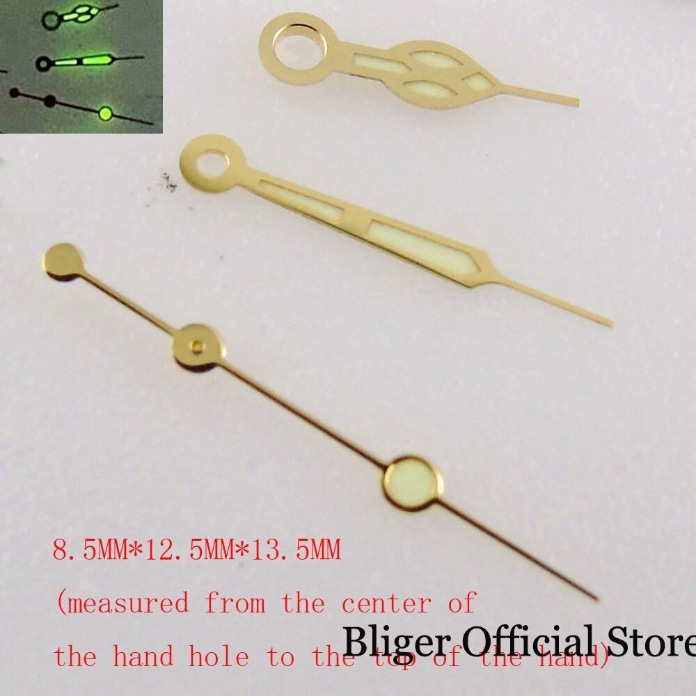 BLIGER Watch Hand Orange/Silver/Red/Gold/Black fit NH35 NH36 7s26 7s36 7s25 7s35
