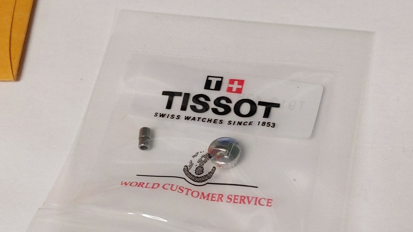 Tissot CROWN S/S T912.428 with tube approx 6.3mm crown diameter “T” logo gents
