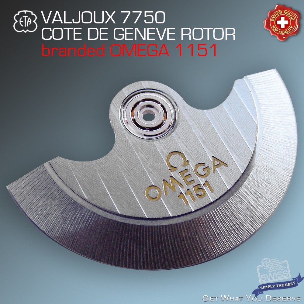 VALJOUX 7750 FAMILY ROTOR: OSCILLATING WEIGHT , branded OMEGA 1151