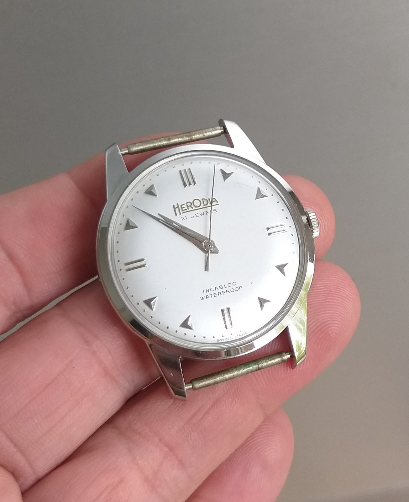 ETA 2452 or ETA 2391 Project Watch 35mm Steel Case + Dial & Hands NOS 1970’s