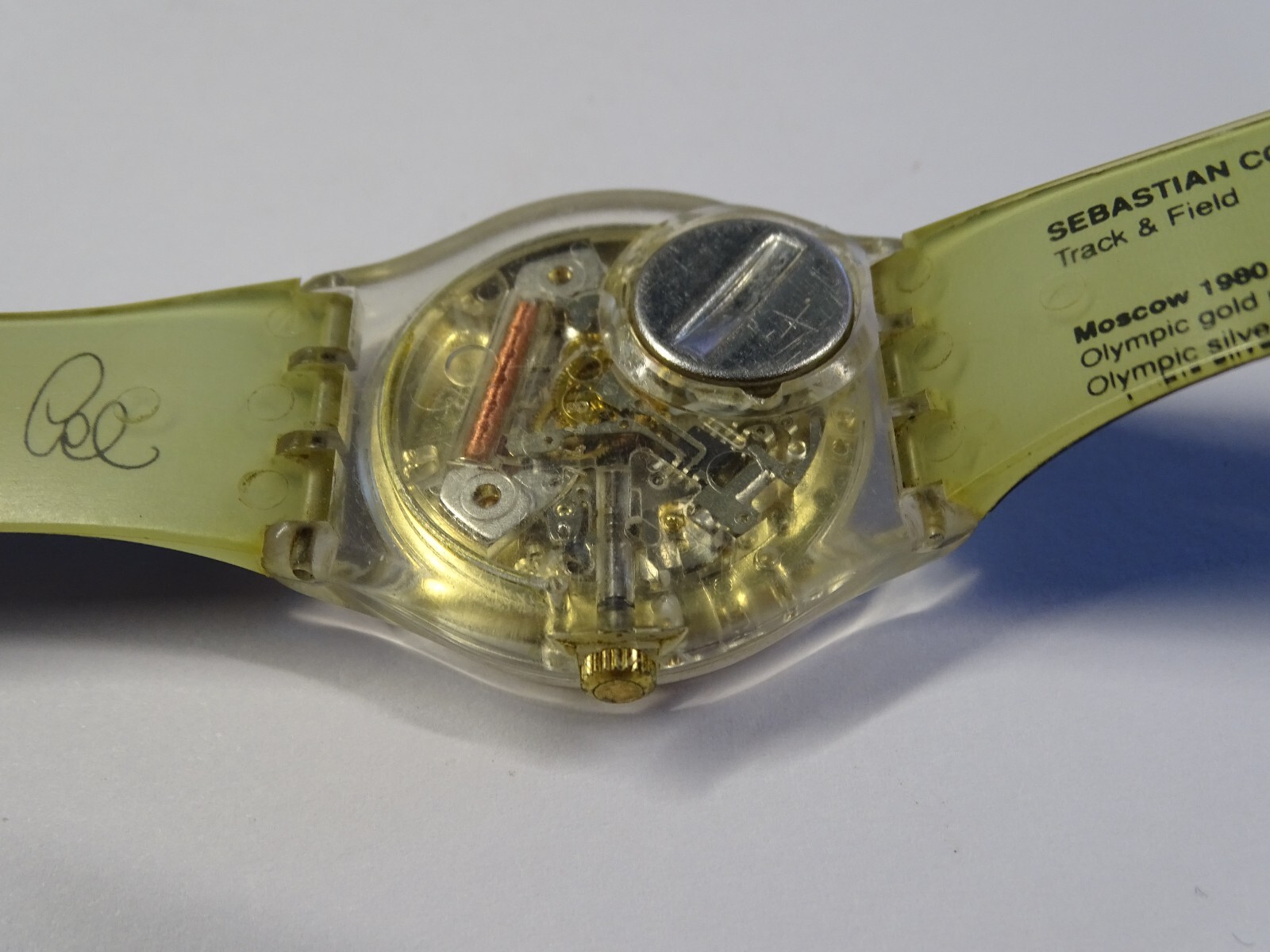 Vintage Swatch Watch AG-1995 Moscow 80 Los Angeles 84
