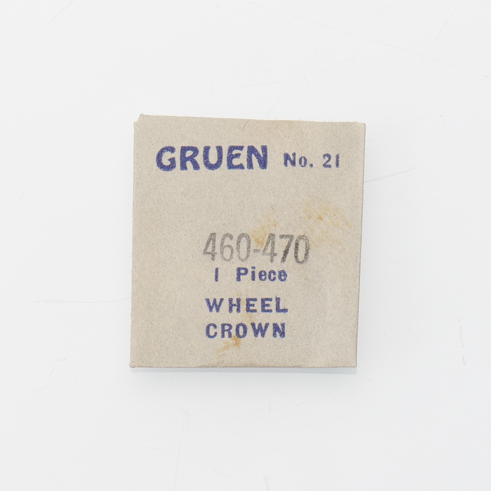 Gruen 460, 470, 475 Watch Crown Wheel Part Watchmakers New Old Stock (C14D25)