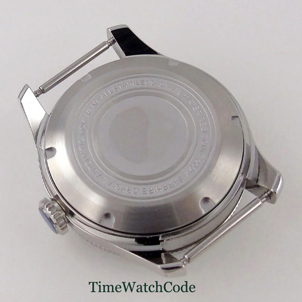 Diving Watch Case for NH35 ETA2824 PT5000 20ATM Double Bow Sapphire Crystal 40mm