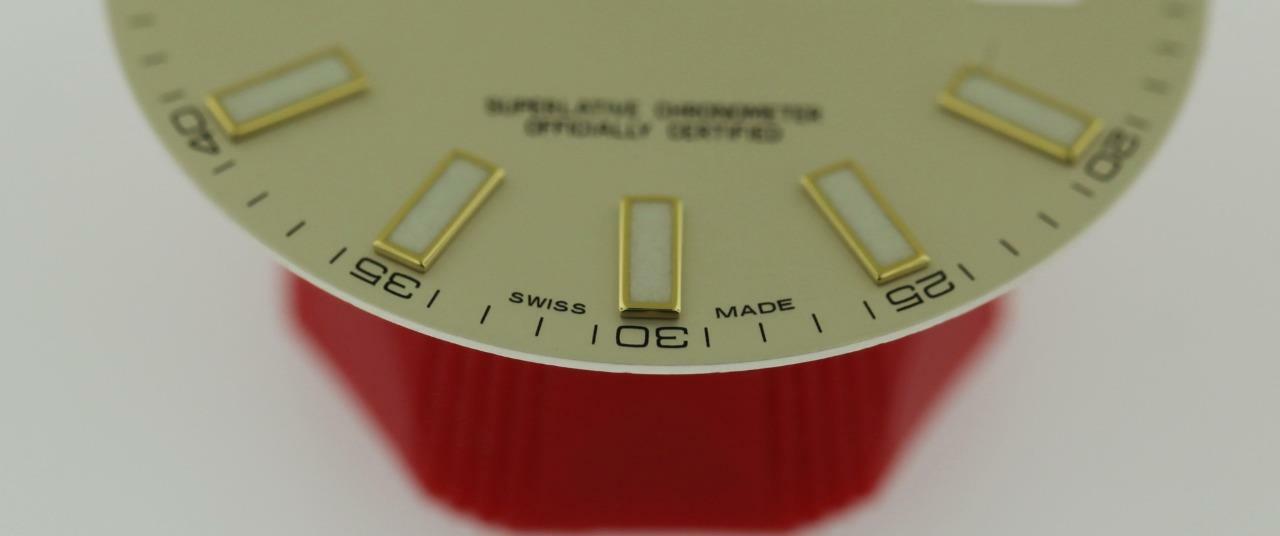 Original Men Rolex Datejust II 116303 116333 Ivory Luminous Stick Dial 2/T #P37