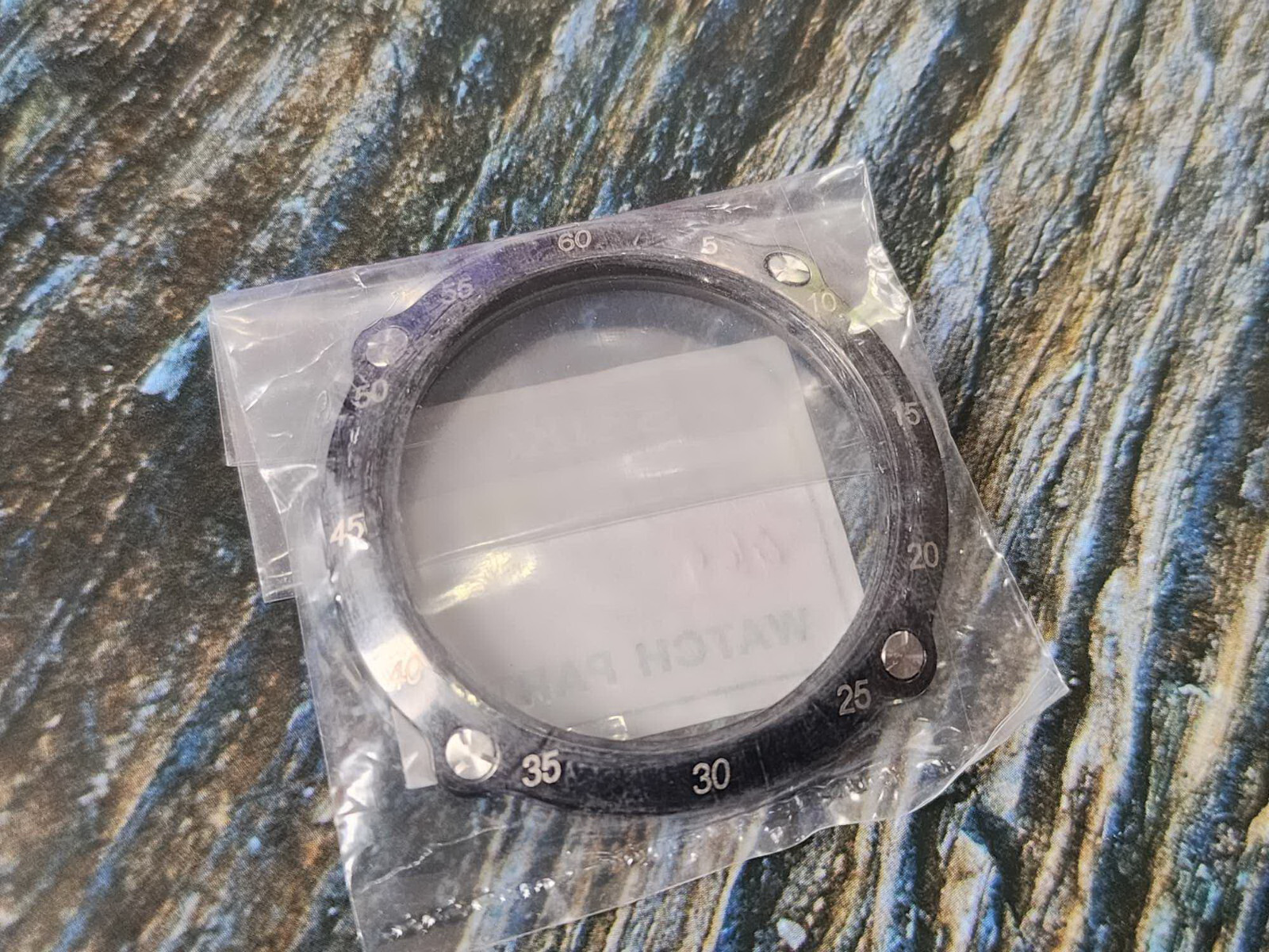 Rare Nos ORIGINAL SEIKO BEZEL DIVER PARTS 8733 1284 Sportura 7L22-0AS0 snl043p2