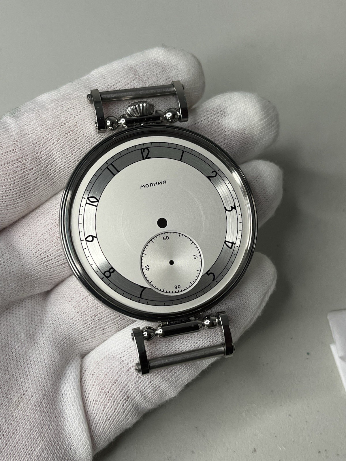Molnija Marriage Watch Parts Set – Case Dial Hands – No Movement – Aftermarket