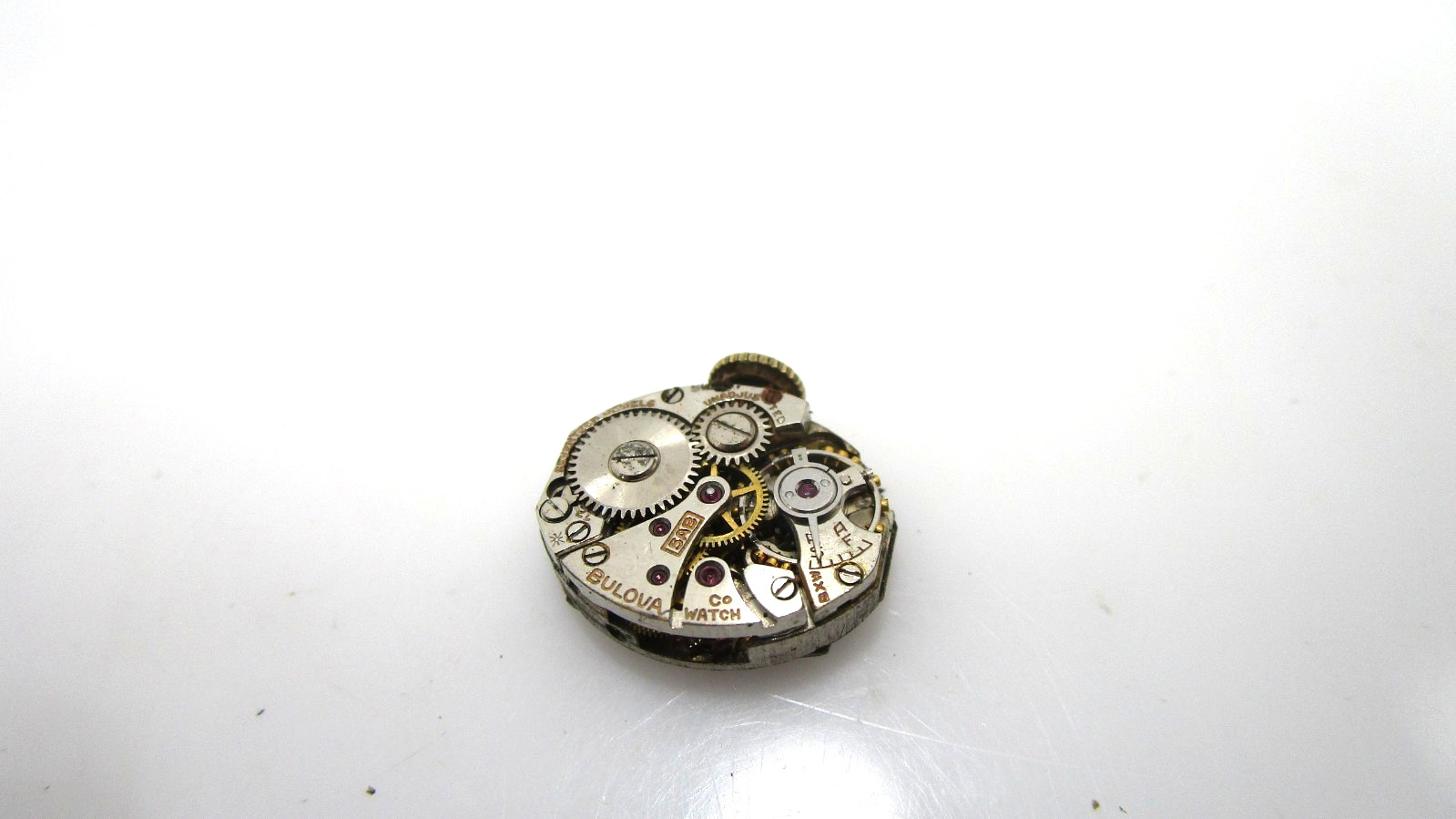 Vintage Bulova Lady Manual 17J 383903 Watch for Parts Not Working