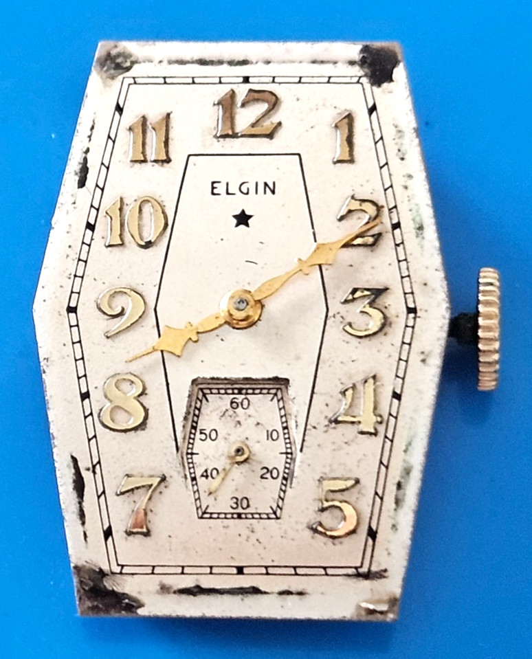 ELGIN 537 15/0s 15J Watch Movement (REMOVED FROM GOLD CASE/BALANCE RUNS) lot36