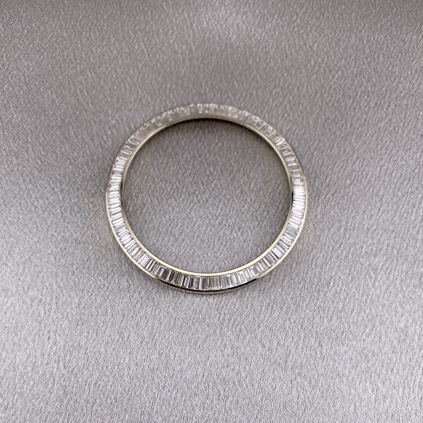 Rolex 3.50CTS.SkyDweller Custom LAB DiamondsBezel 18kWhiteGold REF.326939/326934
