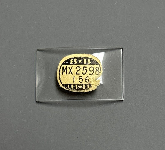 BB Glass Watchmaker Rectangle Watch Crystal Part #MX2598 #156 U.S.A. NOS