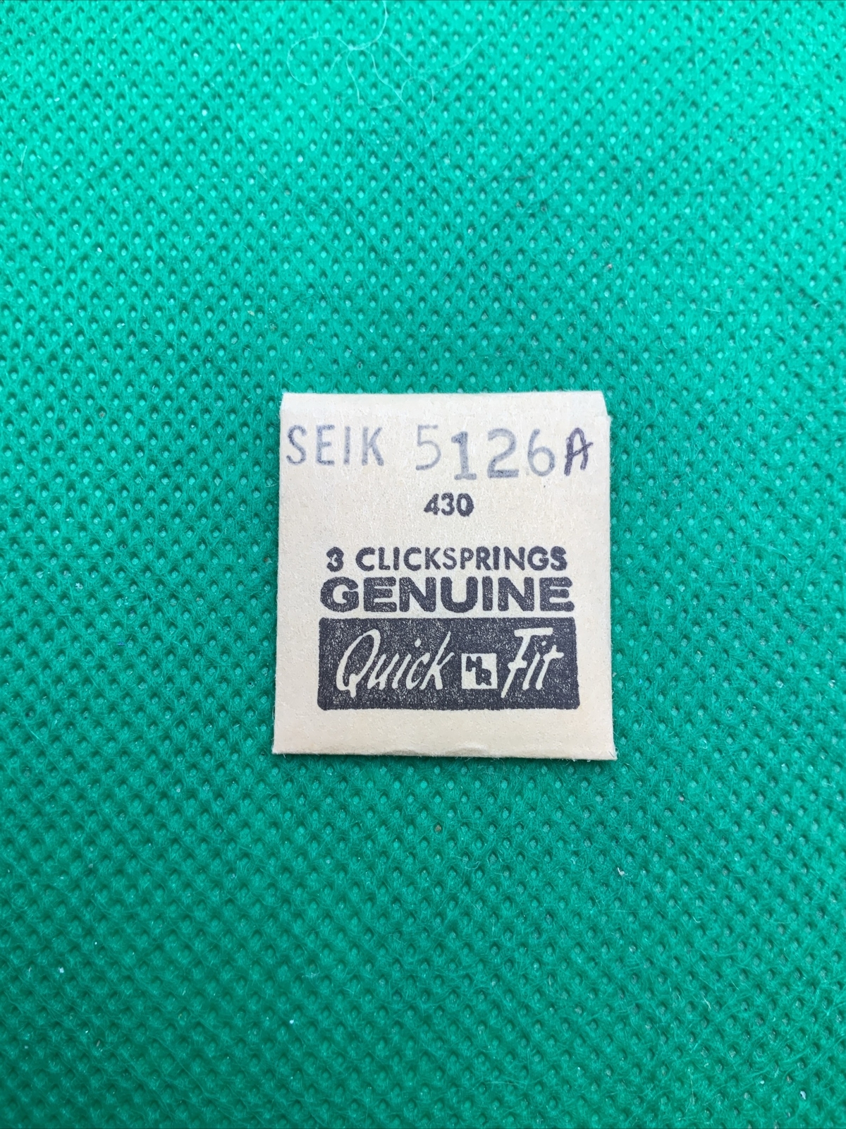 Genuine Seiko 382 001 Click Spring (1 Pc) NOS