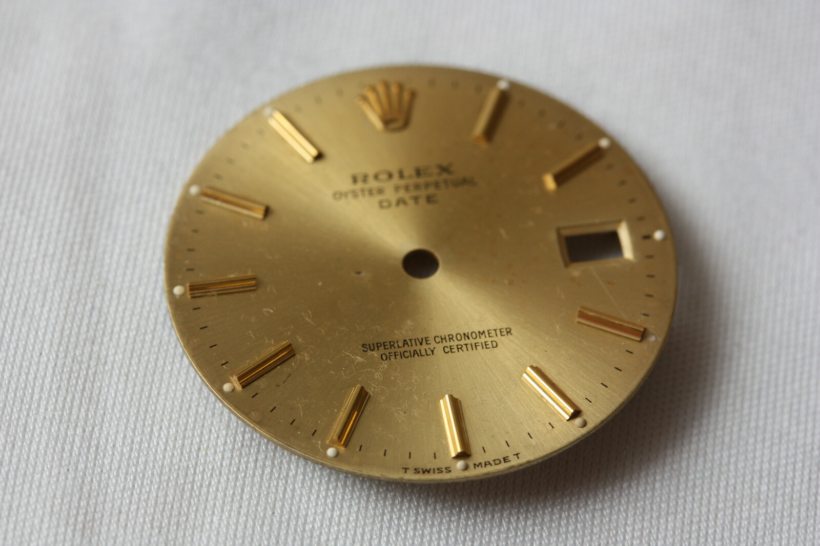 Rolex Factory Original Gold Stick Champagne dial Ref: 15223,15000 & others