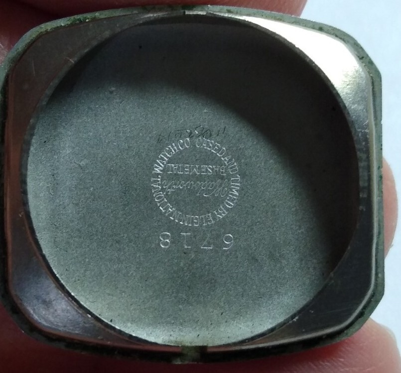 1941 Elgin 555 Movement 8/0 Size Complete With Case Back To Restore